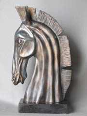 Serendipity (horse head) by Frank Miles